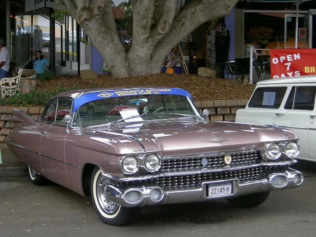 1959 Cadillac Coupe DeVille at the 2008 Lake Macquarie Heritage Afloat