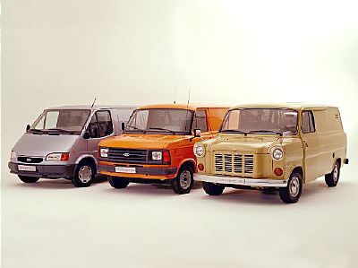 Ford Transits from 1995, 1978 and 1965