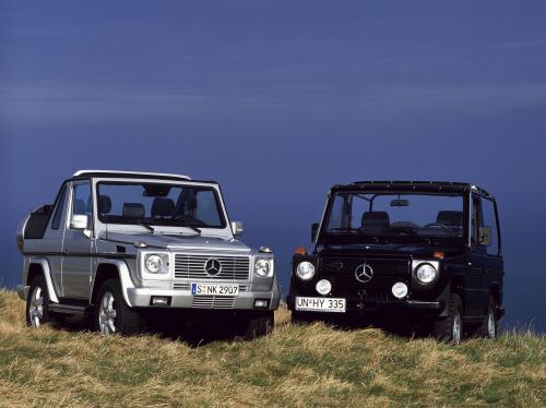 1979 Mercedes-Benz G-Class cabriolet and open-top