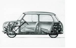 1959 Morris Mini 850 cutaway (copyright image)