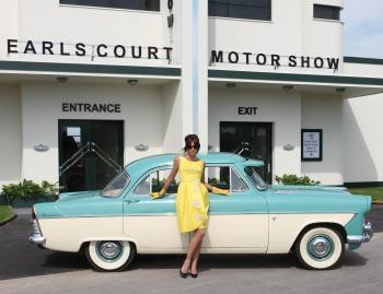 Goodwood promotion image - replica of Earls Court Motor Show shown (copyright image)