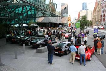 Melbourne's Federation Square Car Shows (copyright image)