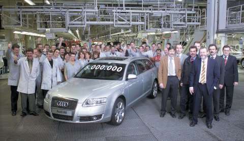 The 5,000,000th Audi A6