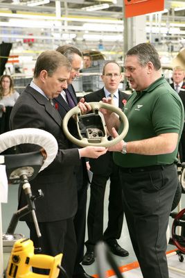 Prince Andrew visited Bentley Motors 
on 10th November, 2005
