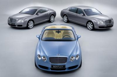 Bentley Continental GT, 
Continental GTC and 
Continental Silver Spur