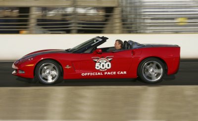 The 2005 Corvette convertible Indianapolis 500 pace car, 
which will be driven on 29th May 2005 by General Colin L. Powell, USA (Ret.), 
former U.S.Secretary of State.
