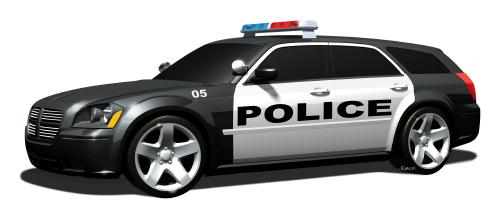 2005 Dodge Magnum in Police livery