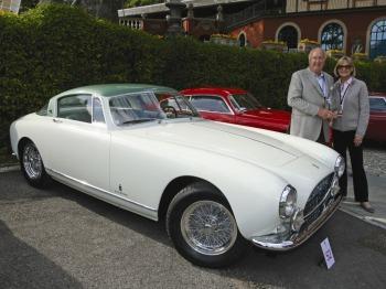 Kenneth and Dayle Roach with their 1956 Ferrari 250 GT Pinin Farina (copyright image)