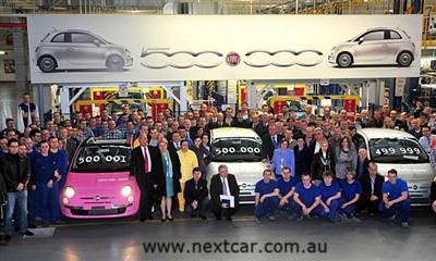 500,000th Fiat 500 rolls off the production line (copyright image)