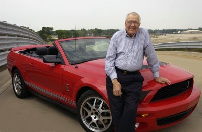 Carroll Shelby and the 
2007 Ford Shelby GT500 convertible