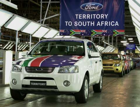 Ford Territory on the line