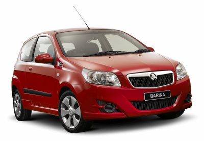 Holden Barina - TK series 
Image: Copyright General Motors Corp, used by Next Car Pty Ltd with permission