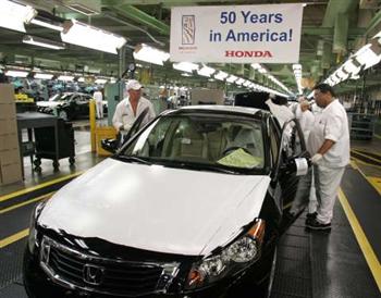 Honda US production (copyright image)