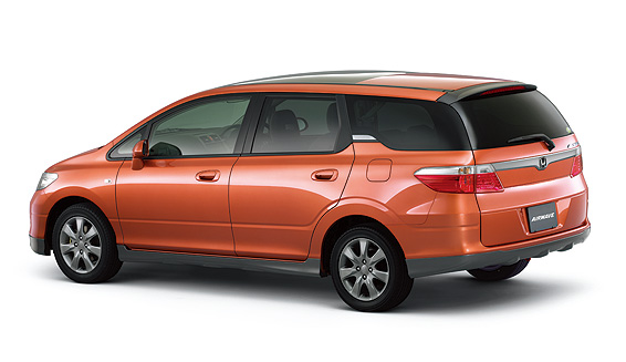The new Honda Airwave 
in Blaze Orange