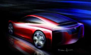 Honda Hybrid Coupe concept car