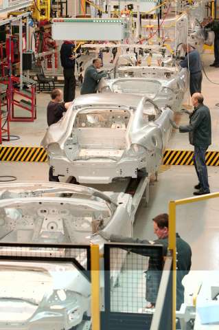 Jaguar XK production is underway