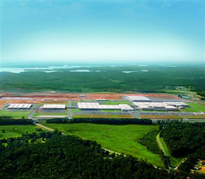 Kia's new plant in West Point, Georgia, USA (copyright image)