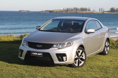 Kia Cerato Koup - Launched in Australia in September 2009 as a value sports option - Image Copyright Kia