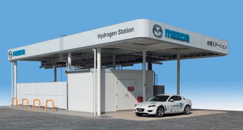 A Mazda Hydrogen Station