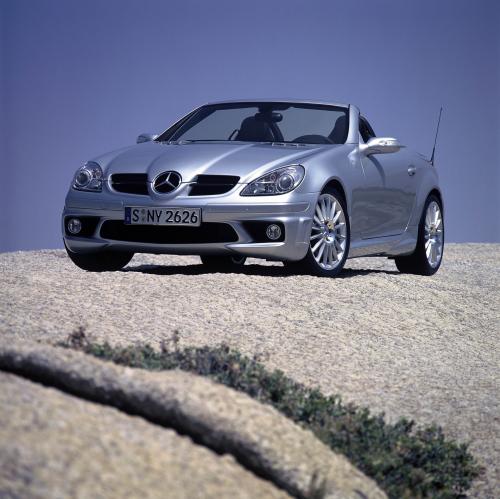 The new Mercedes-Benz SLK 
    will be announced at the 2004 Geneva Motor Show