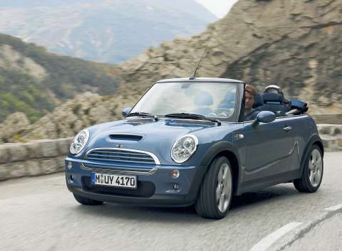 The 2005 Mini Cooper S Cabriolet One of the new models for the 2005 Mini