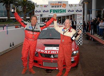 Targa West 2006 winners Ross Dunkerton (left) and Alan Stean