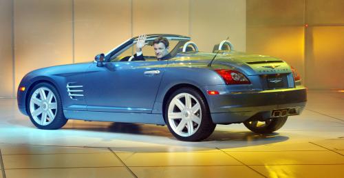 The 2005 Chrysler Crossfire roadster revealed at 2004 Detroit Motor Show