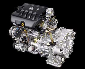Nissan's new 2.0 litre 4-cylinder engine & CVT