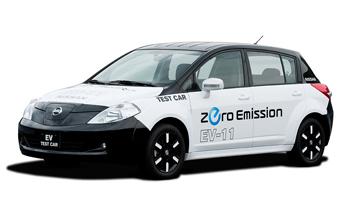Nissan ZE prototype on a Tiida platform (copyright image)