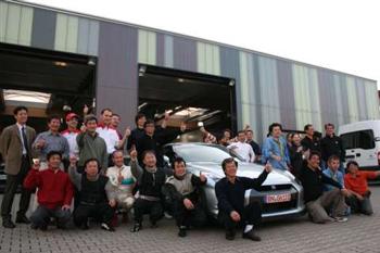Nissan GT-R at Nurburgring (copyright image)