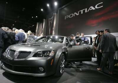 Pontiac G8 show car at 2007 Chicago Motor Show