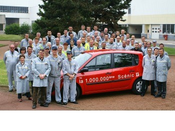 The 1,000,000th Renault Scenic
