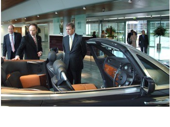 Prince Andrew Visits Rolls-Royce