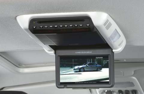 Saab offers rear seat entertainment