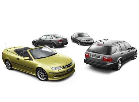 2005 Saab line-up