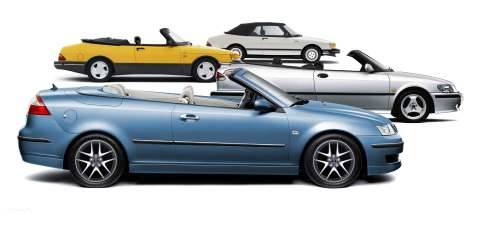 Saab 9-3 20th anniversary convertible (foregriund)