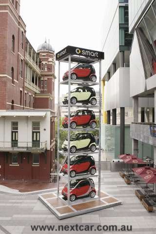 Smart tower display in Melbourne