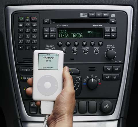Apple iPod Bites Into Volvo