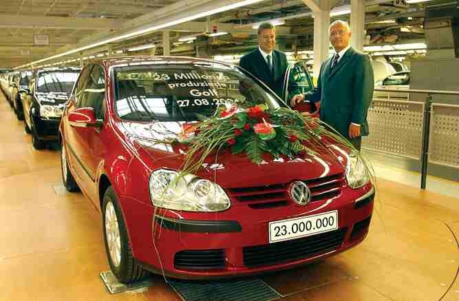 The 23,000,000th Volkswagen Golf