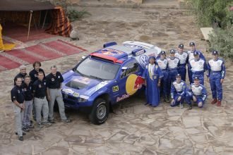 Presentation of Volkswagen Race Touareg 2 in Morocco