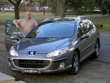 Ken Walker 
		with Peugeot 407 HDi Touring