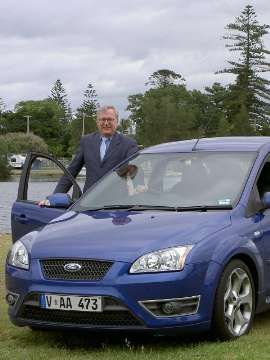 The Editor road testing a 
Ford Focus XR5