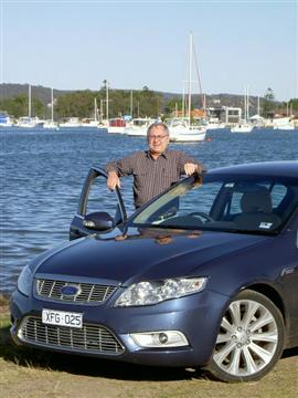 Stephen Walker with the Ford G6E Turbo (FG series) 

Click on the copyright image for a larger view