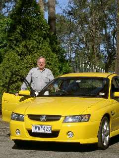 Stephen Walker with the 
Holden Commodore SS utility 

Click on the image for a larger view